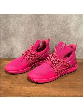 Aldo hot pink sneakers walking shoes size 9